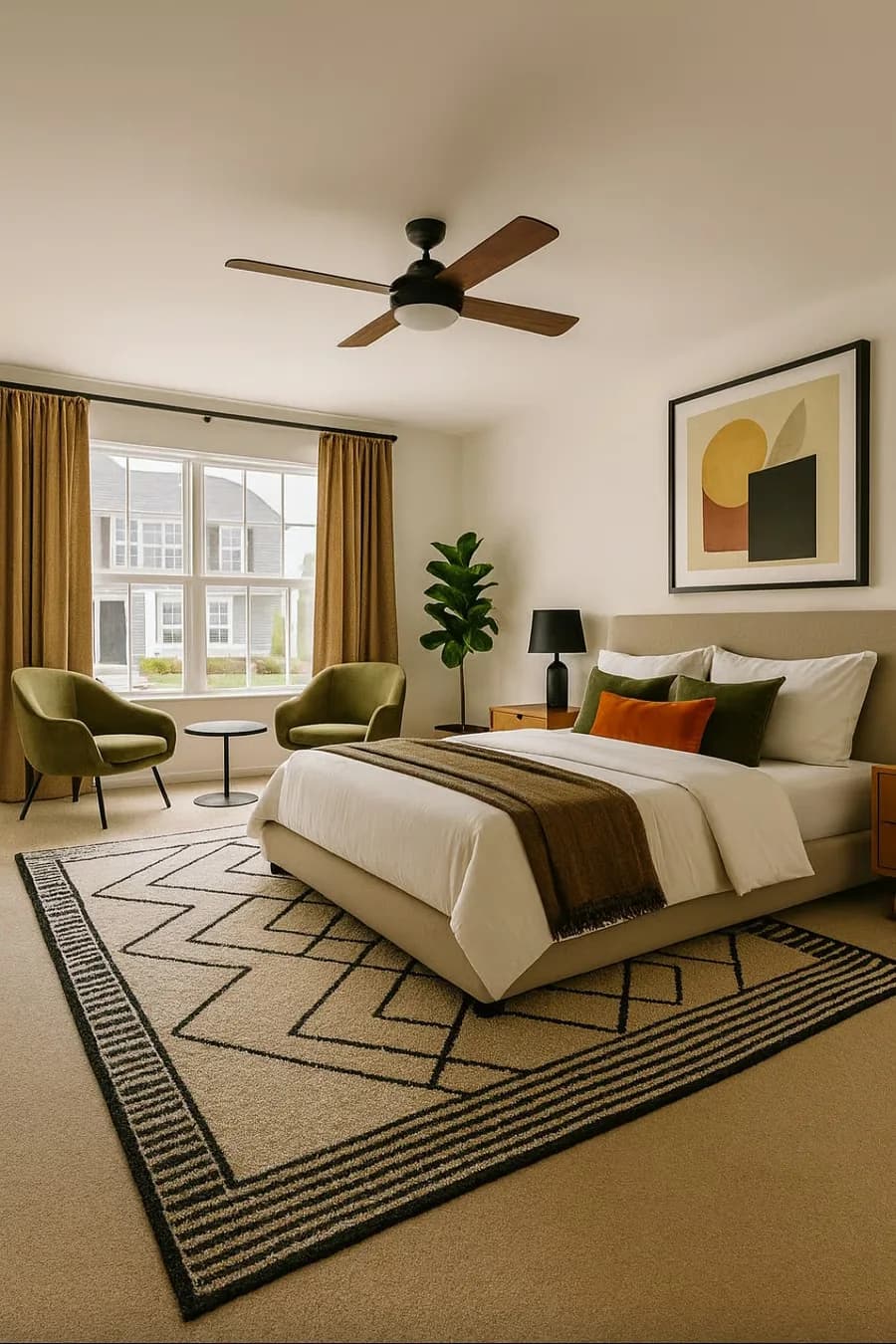 Kitchen island and seating